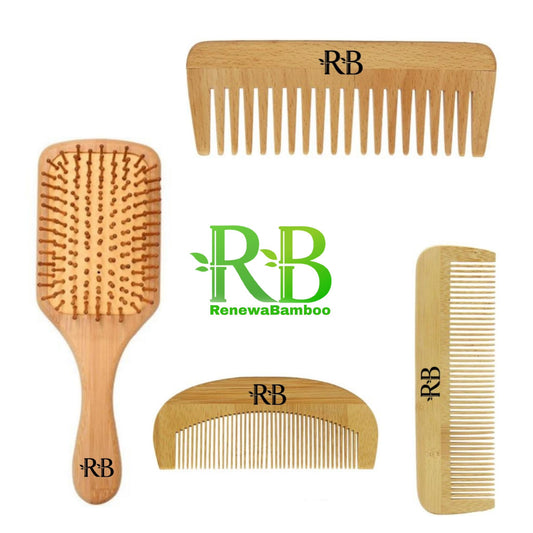 Bamboo Hair Combs