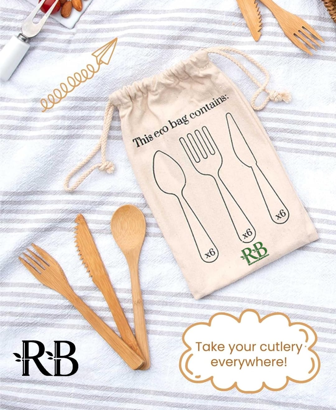 Bamboo Cutlery